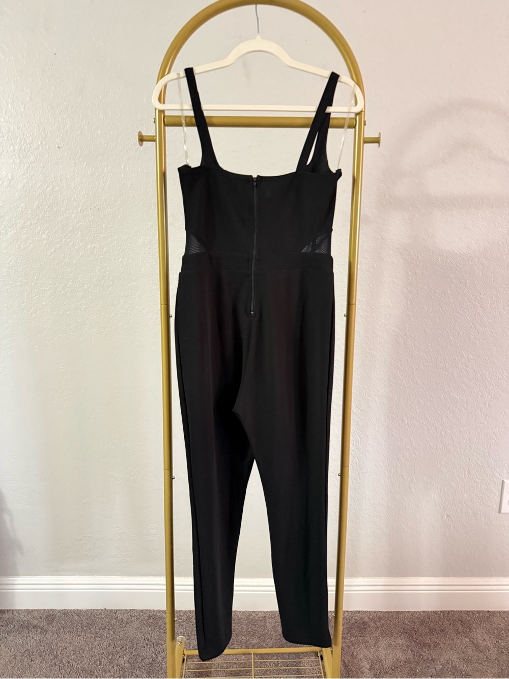 Windsor Black Corset-Style Jumpsuit | Women’s Size Large - Picture 2 of 5